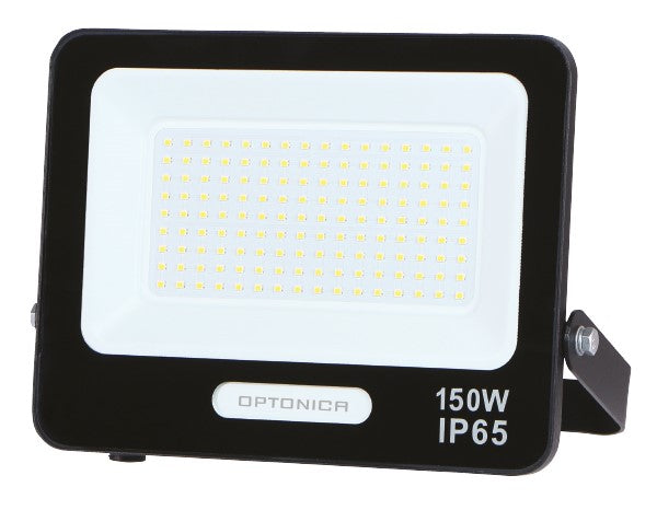 LED Floodlight, Black, 90Lm/W, 150W, Neutral Light — image 1