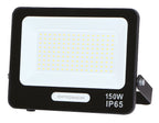 LED Floodlight, Black, 90Lm/W, 150W, Neutral Light — image 1
