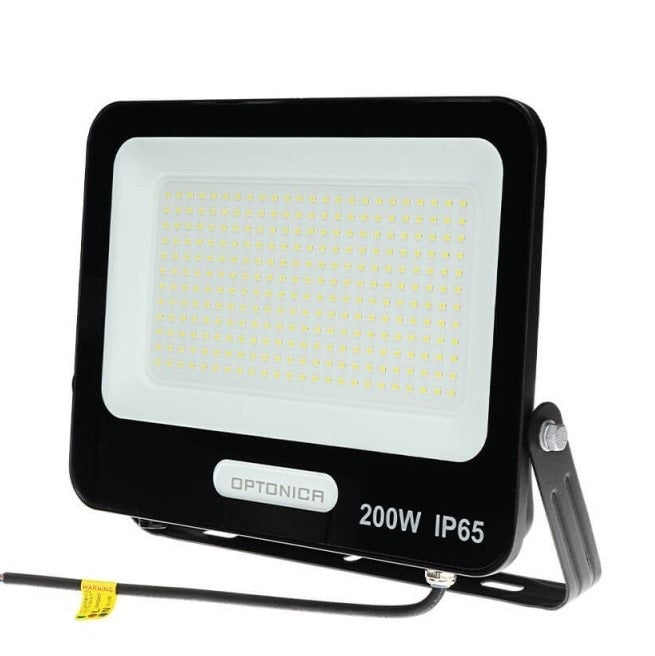LED Floodlight, Black, 90Lm/W, 200W, White Light — image 2