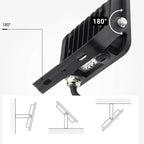 LED Floodlight, Black, 90Lm/W, 20W, Warm Light — image 4