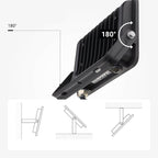 LED Floodlight, Black, 90Lm/W, 30W, Warm Light — image 5