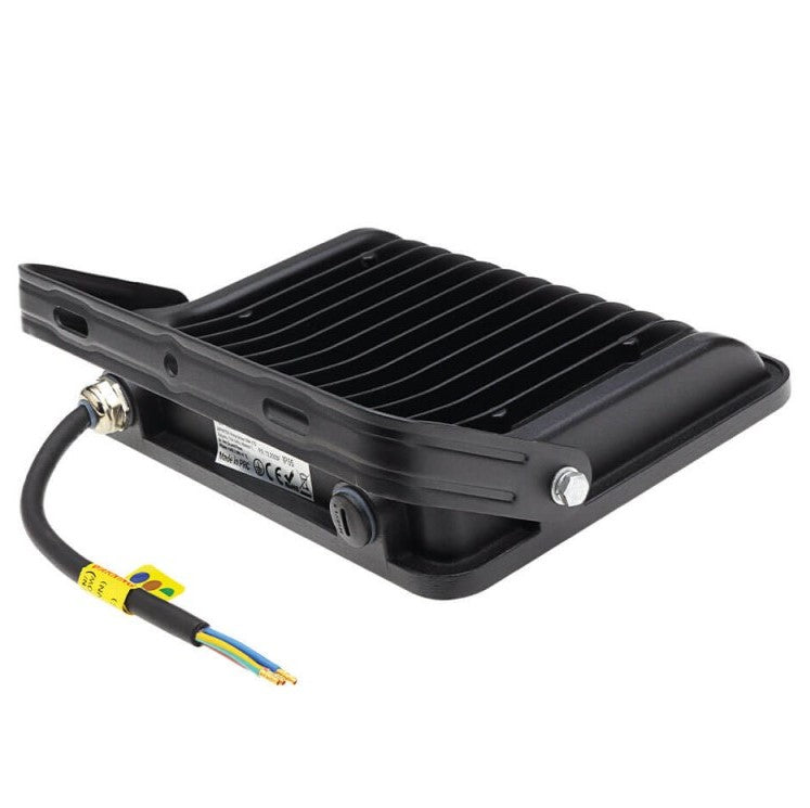 LED Floodlight, Black, 90Lm/W, 50W, Warm Light — image 3