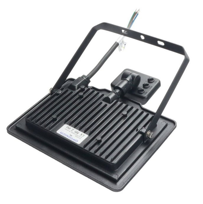 LED Floodlight, Black, City Line, PIR Sensor, 30W, Warm Light — image 3