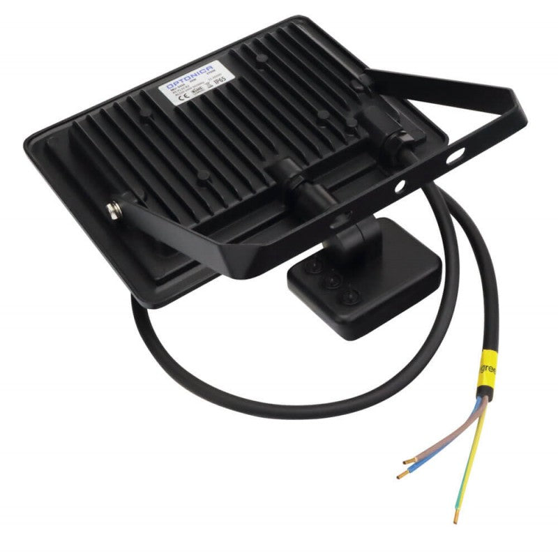 LED Floodlight, Black, City Line, PIR Sensor, Cable 70cm, 30W, Warm Light — image 3