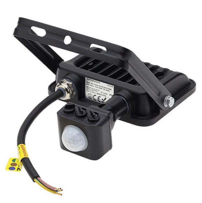 LED Floodlight, Black, PIR Sensor, 20W, 120°, White Light — image 3