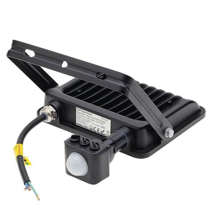 LED Floodlight, Black, PIR Sensor, 30W, 120°, Warm Light — image 3