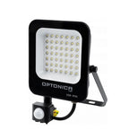 LED Floodlight, Black, PIR Sensor, 30W, Warm Light — image 2