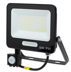 LED Floodlight, Black, PIR Sensor, 50W, 120°, Neutral Light — image 2