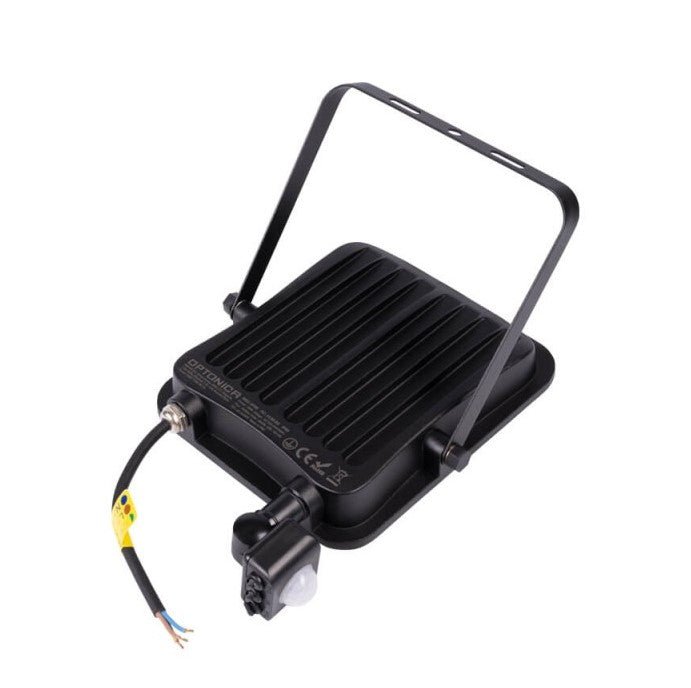 LED Floodlight, Black, PIR Sensor, 50W, White Light — image 3