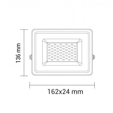 LED Floodlight, Black, Premium Line, 5 Years Warranty, 20W, White Light — image 3