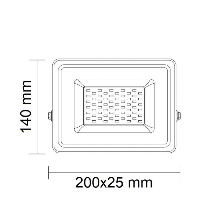 LED Floodlight, Black, Premium Line, 5 Years Warranty, 30W, Warm Light — image 4