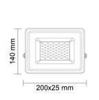 LED Floodlight, Black, Premium Line, 5 Years Warranty, 30W, Warm Light — image 4