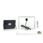 LED Floodlight, Black, with Solar Panel, 25W, 3200Lm, White Light — image 3