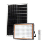 LED Floodlight, Black, with Solar Panel, 40W, White Light — image 2