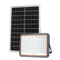 LED Floodlight, Black, with Solar Panel, 40W, White Light — image 1