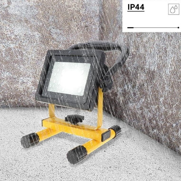LED Floodlight, Portable, Rechargeable, 20W, White Light — image 4