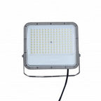 LED Floodlight, Grey, 100Lm/W, 100W, Neutral Light — image 1