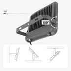 LED Floodlight, Grey, 100Lm/W, 150W, Neutral Light — image 5