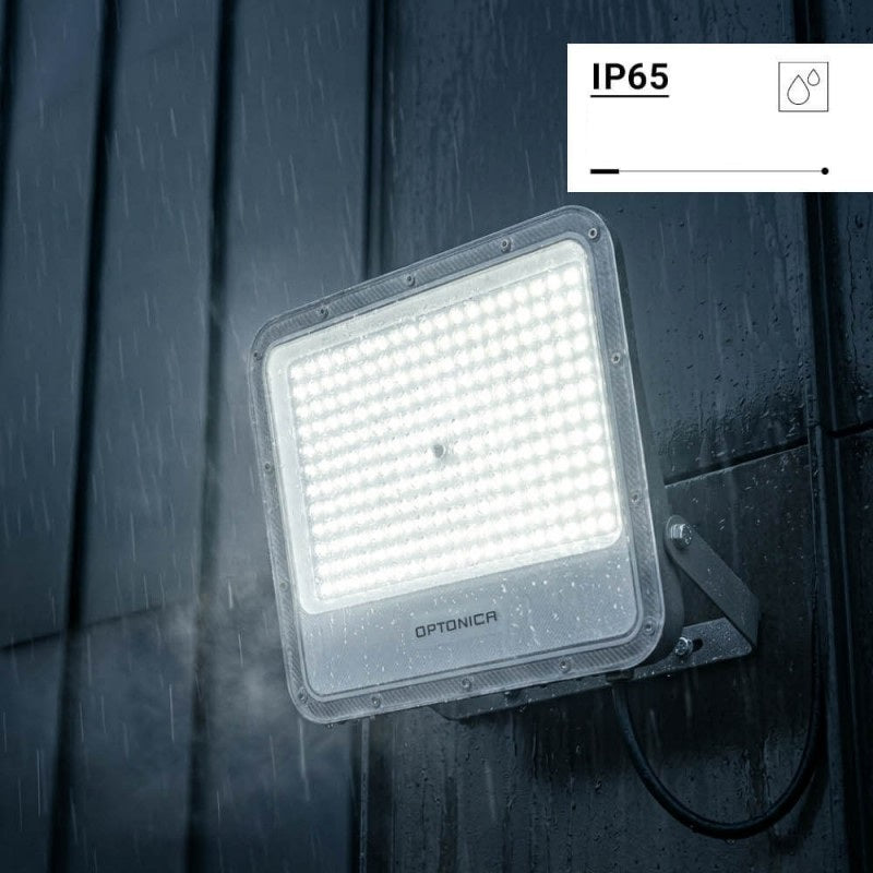 LED Floodlight, Grey, 100Lm/W, 150W, Neutral Light — image 7