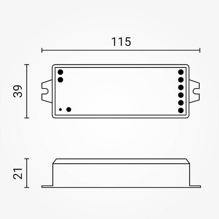 LED RGB CCT Controller, 12-24V, 3A/Ch, 5 Channels, with Remote Console, 3 Years Warranty — image 3