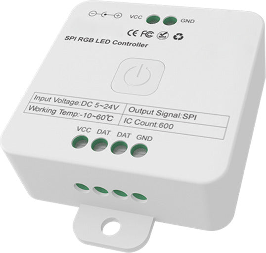 LED RGB SPI Controller, 5-24V, Remote Control, Bluetooth — image 1