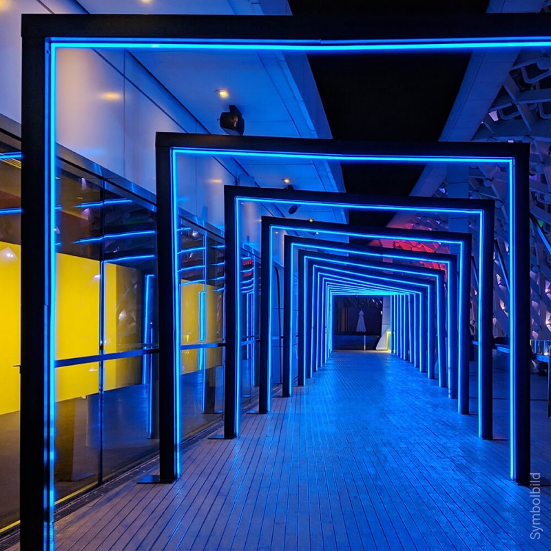 LED S-Strip 7.2W/m, 720Lm/m, 12V, IP65, Blue — image 4