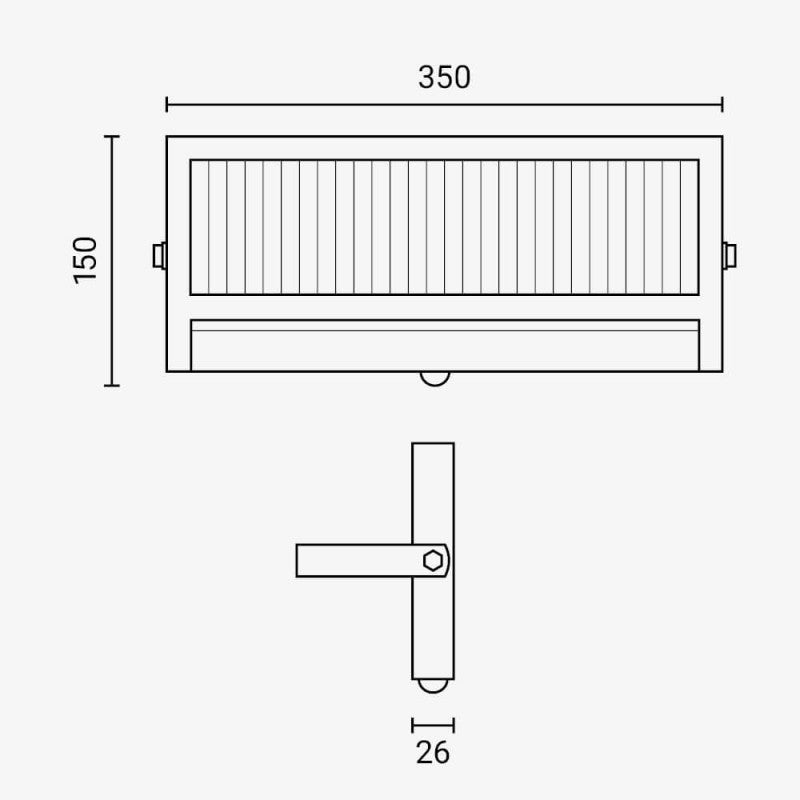 LED Solar Wall Light, Multi-Function, 5W, White Light — image 4