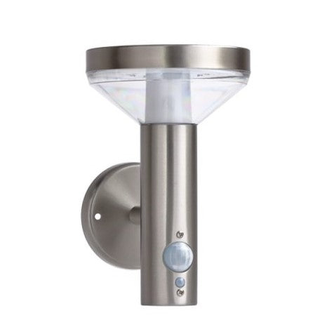 LED Solar Wall Light, Up, PIR Sensor, 2W, Warm Light — image 2