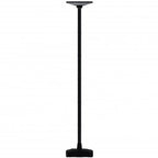 LED Solar Garden Lamp, Black, 2.5m Pole, Water Tank, Remote Control, CCT — image 2
