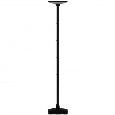 LED Solar Garden Lamp, Black, 2.5m Pole, Water Tank, Remote Control, CCT — image 2