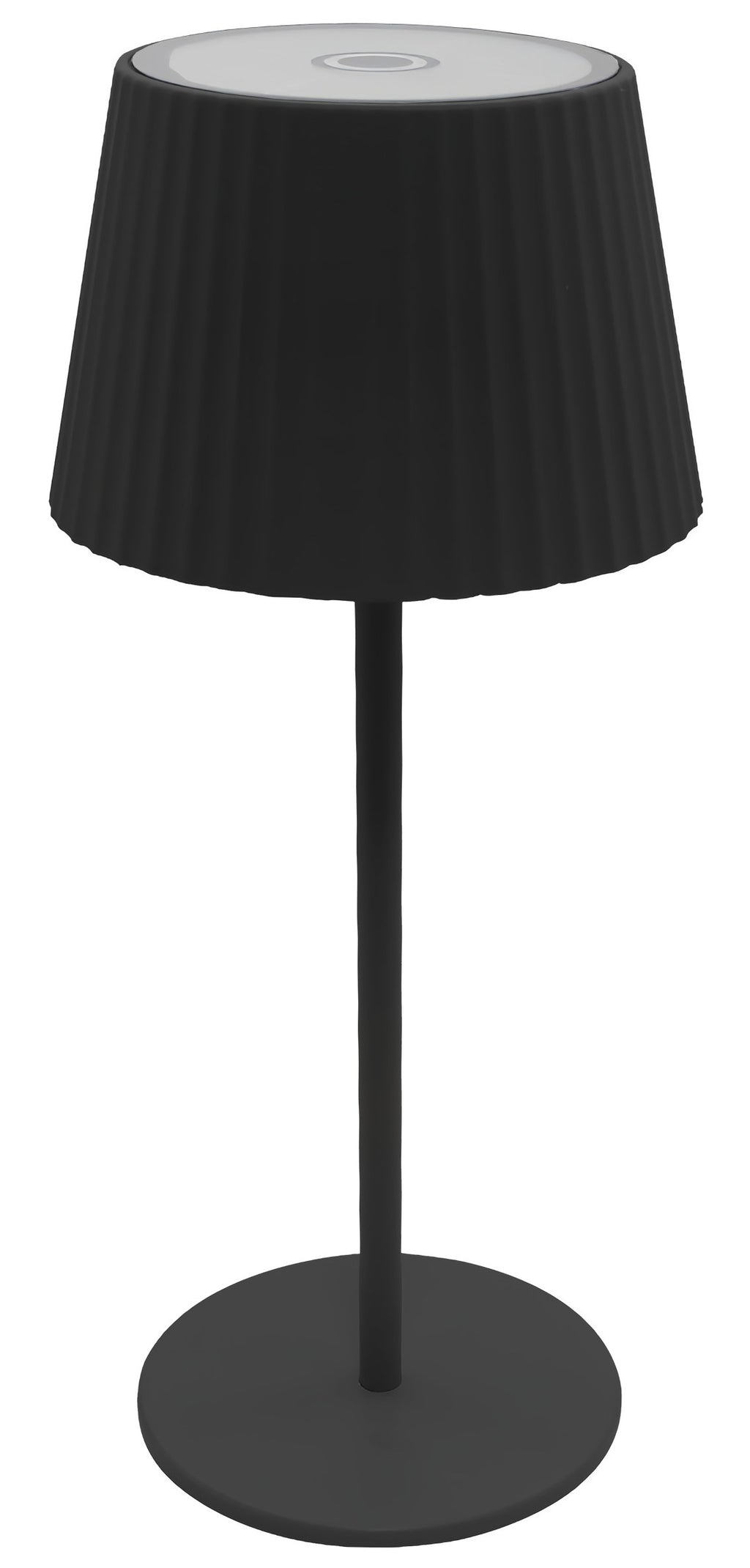 LED Rechargeable Solar Table Lamp, 2.5W, Chrome — image 1