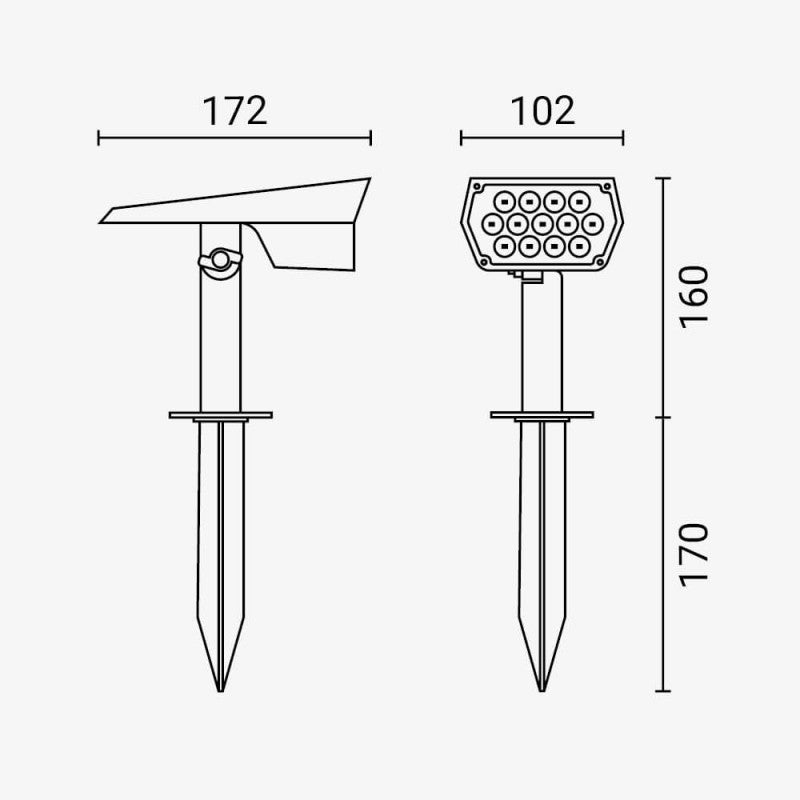 LED Solar Light, 2W, Spike, Warm Light — image 4