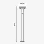 LED Solar Lawn Lamp, 4.4W, PIR Sensor, Warm Light — image 5