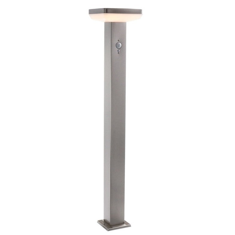 LED Solar Lawn Lamp, 4.4W, Brushed Aluminium, PIR Sensor, Warm Light — image 3