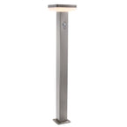 LED Solar Lawn Lamp, 4.4W, Brushed Aluminium, PIR Sensor, Warm Light — image 3
