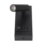 LED Cabinet Light, 2W, ON/OFF-Switch, USB, Black, Warm Light — image 2