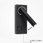 LED Cabinet Light, 2W, ON/OFF-Switch, USB, Black, Warm Light — image 5