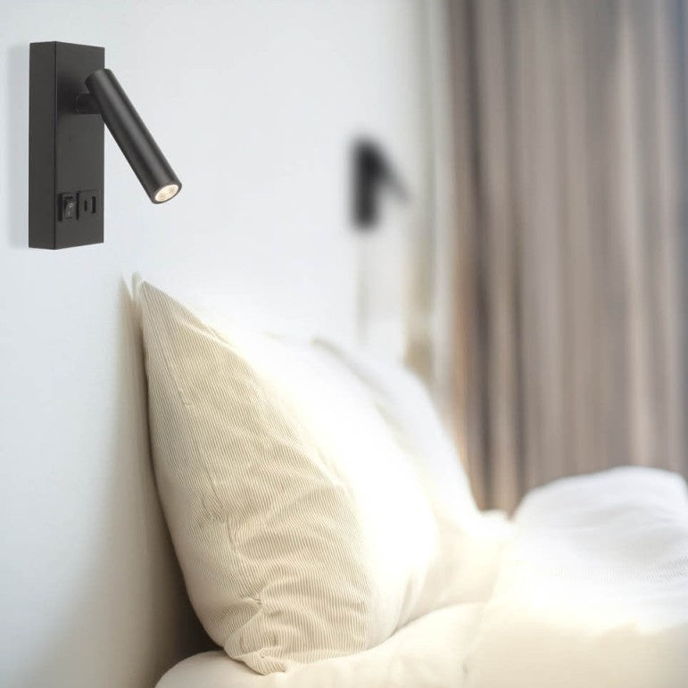 LED Cabinet Light, 2W, ON/OFF-Switch, USB, Black, Warm Light — image 6