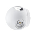 LED Wall Light, White, Round, 4 LEDs, 4W, Neutral Light — image 1
