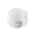 LED Wall Light, White, Round, 6W, Warm Light — image 1