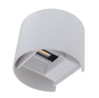 LED Wall Light, White, Round, Adjustable Beam, 6W, Neutral Light — image 3