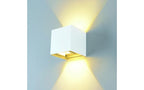 LED Wall Light, White, Square, Adjustable Beam, 6W, Neutral Light — image 5