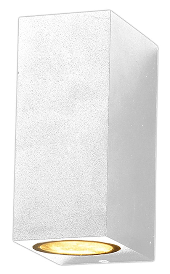 LED Wall Lamp, White, Rectangular, 2 Sockets, Max 35W — image 1