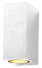 LED Wall Lamp, White, Rectangular, 2 Sockets, Max 35W — image 1