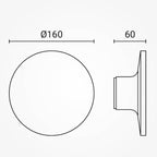 LED Wall Light, Black, 12W, 1200Lm, Warm Light — image 5