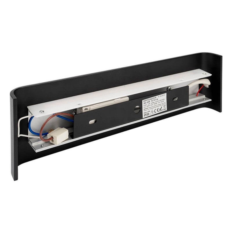 LED Wall Light, Black, 12W, 600Lm, Warm Light — image 3