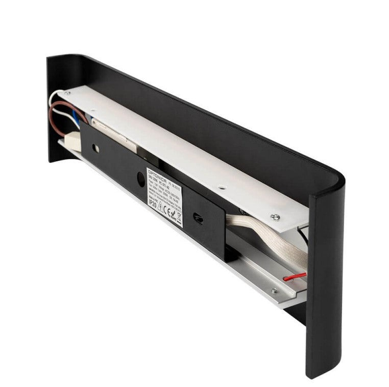 LED Wall Light, Black, 12W, 600Lm, Warm Light — image 4