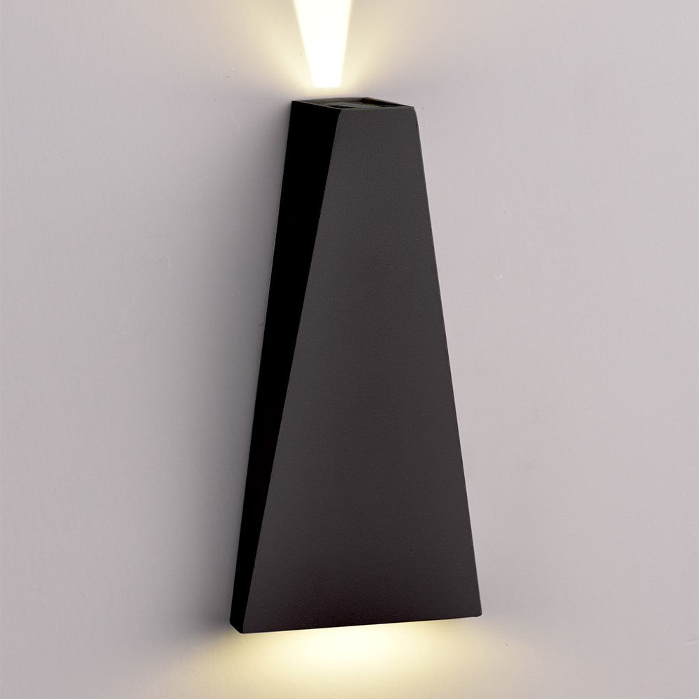 LED Wall Light, Black, 6W, Warm Light — image 1