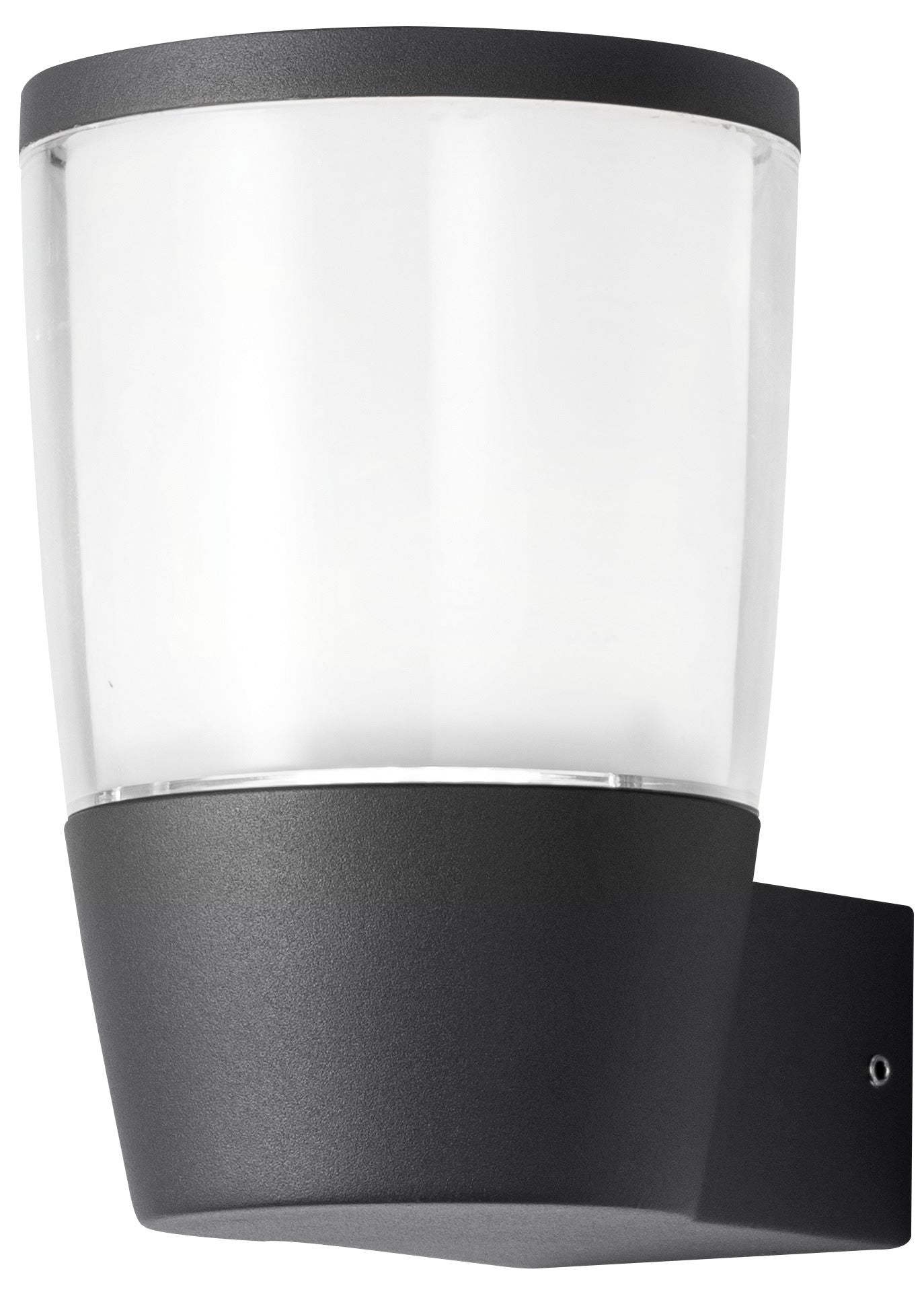 LED Wall Lamp, Black, 7W, Warm Light — image 1