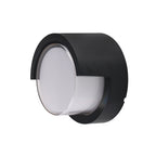LED Wall Light, Black, Round, 15W, Neutral Light — image 1